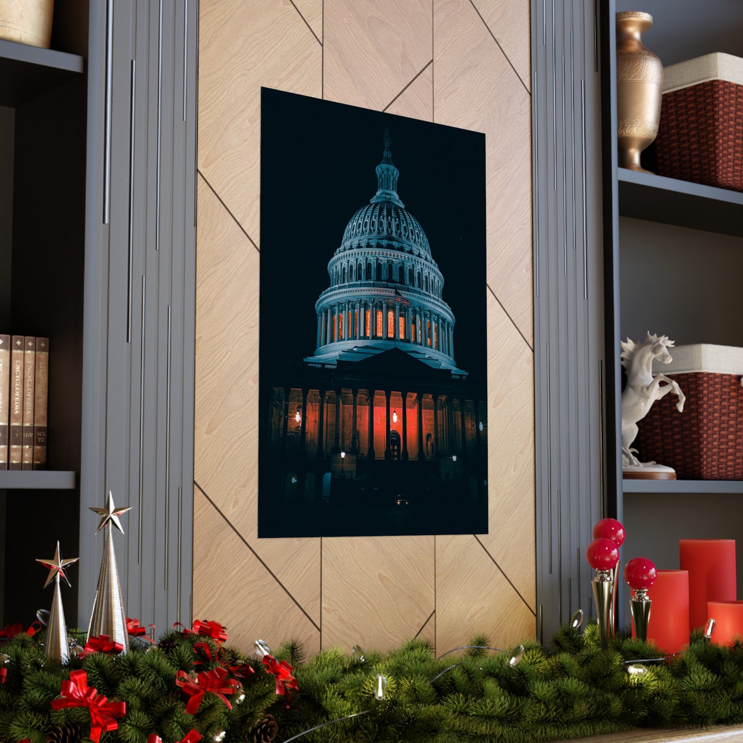 White House Matte Vertical Poster