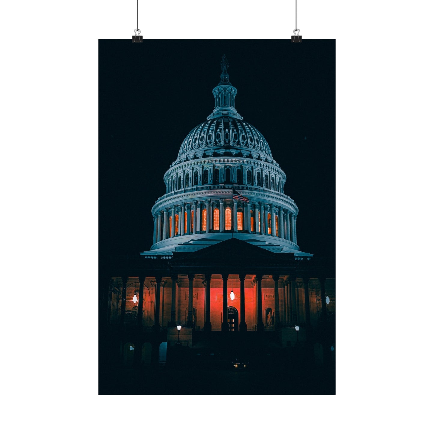 White House Matte Vertical Poster