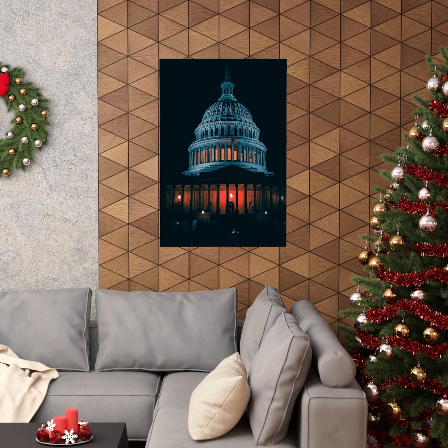 White House Matte Vertical Poster