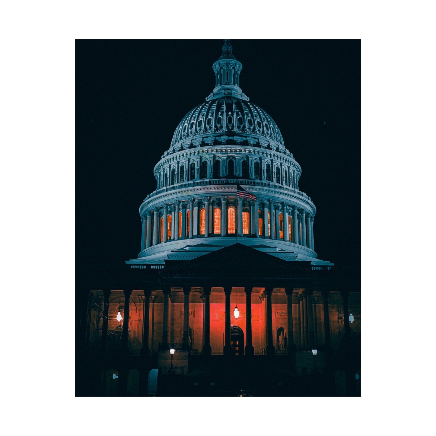 White House Matte Vertical Poster