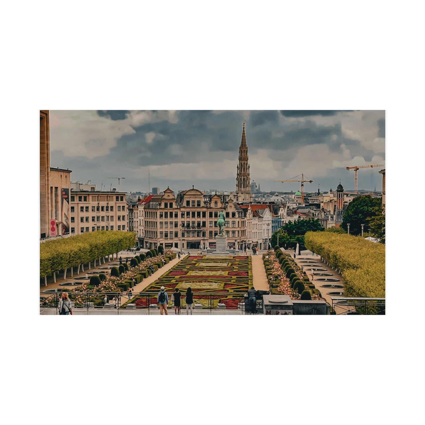 Brussels palace | Matte Horizontal Posters