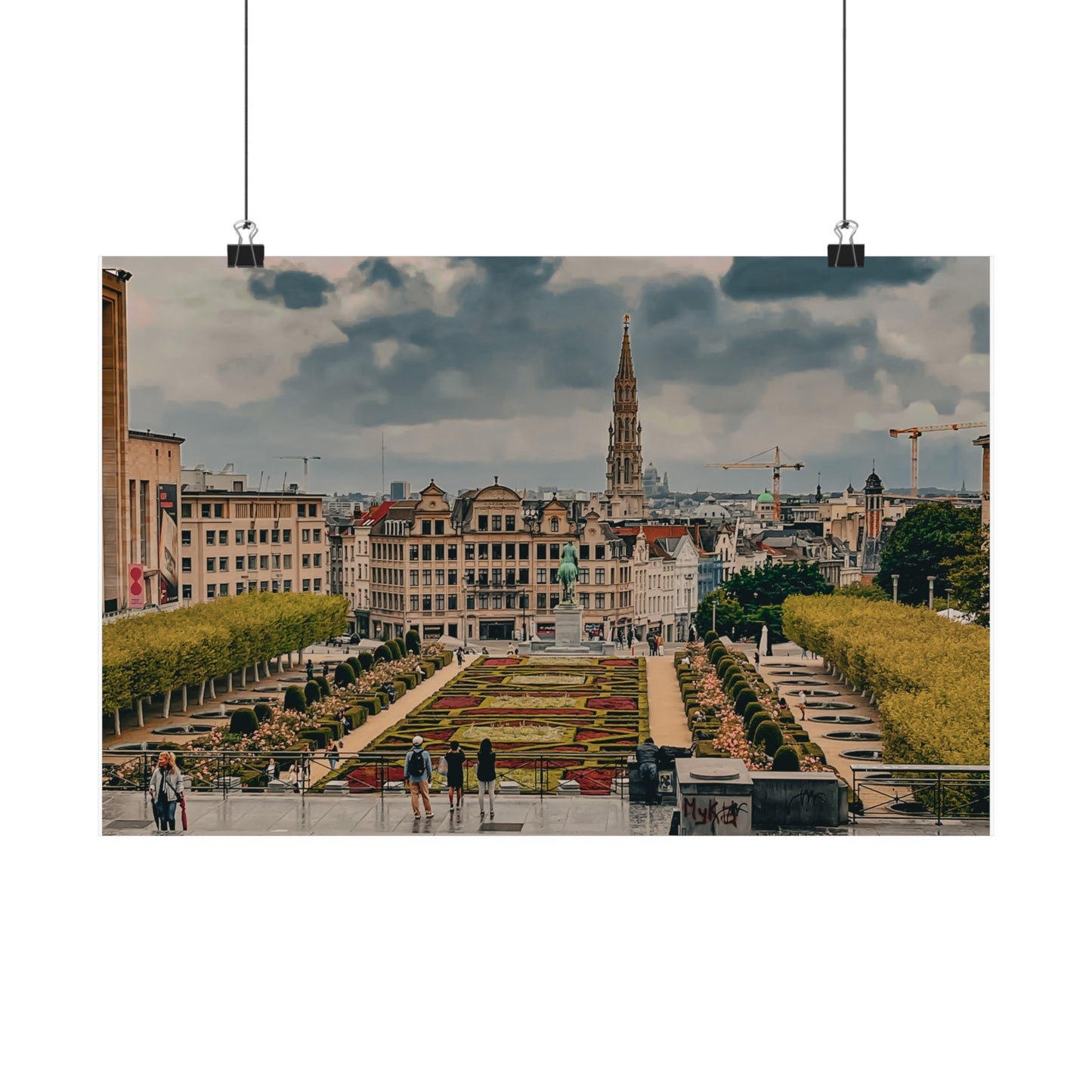 Brussels palace | Matte Horizontal Posters