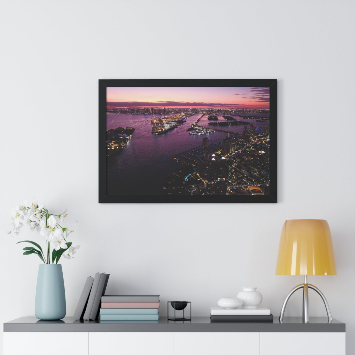 Buildings Framed Horizontal Poster