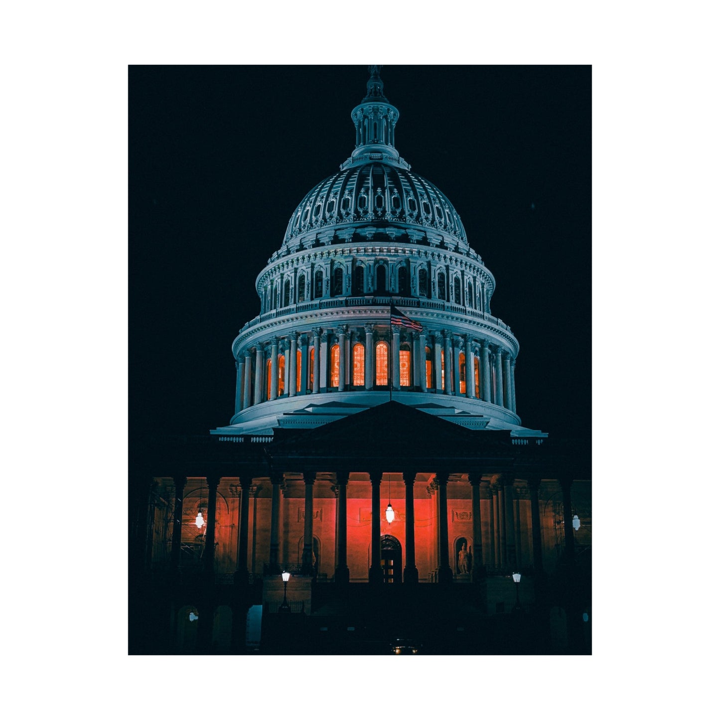 White House Matte Vertical Poster