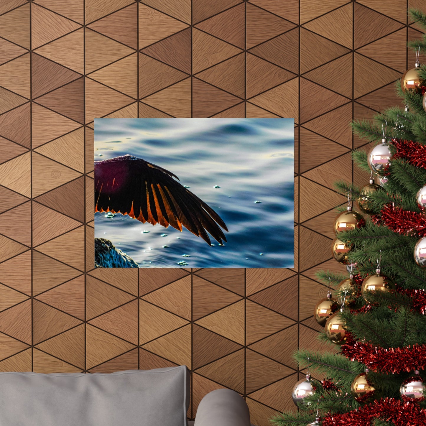 Bird wing Matte Horizontal Posters