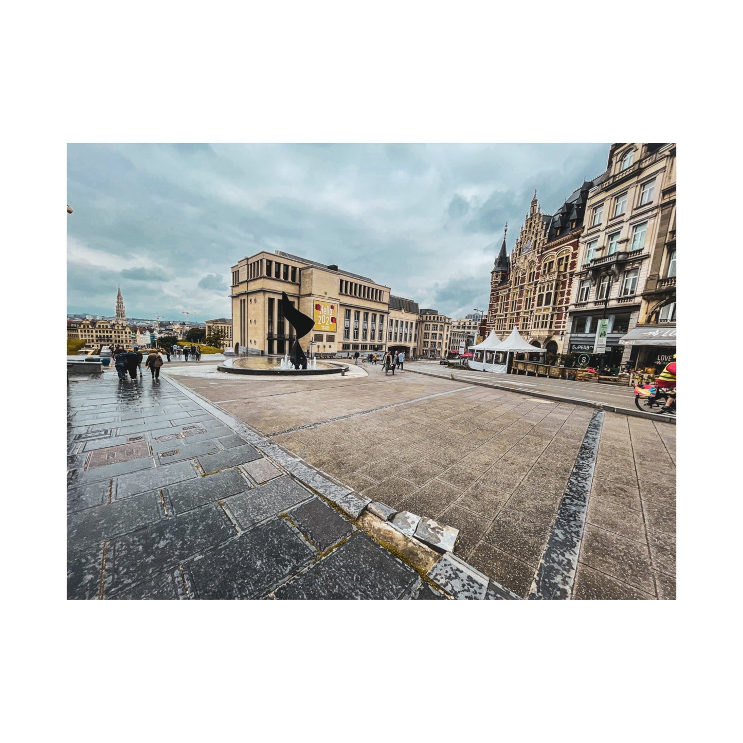 Brussels picture Matte Horizontal Posters