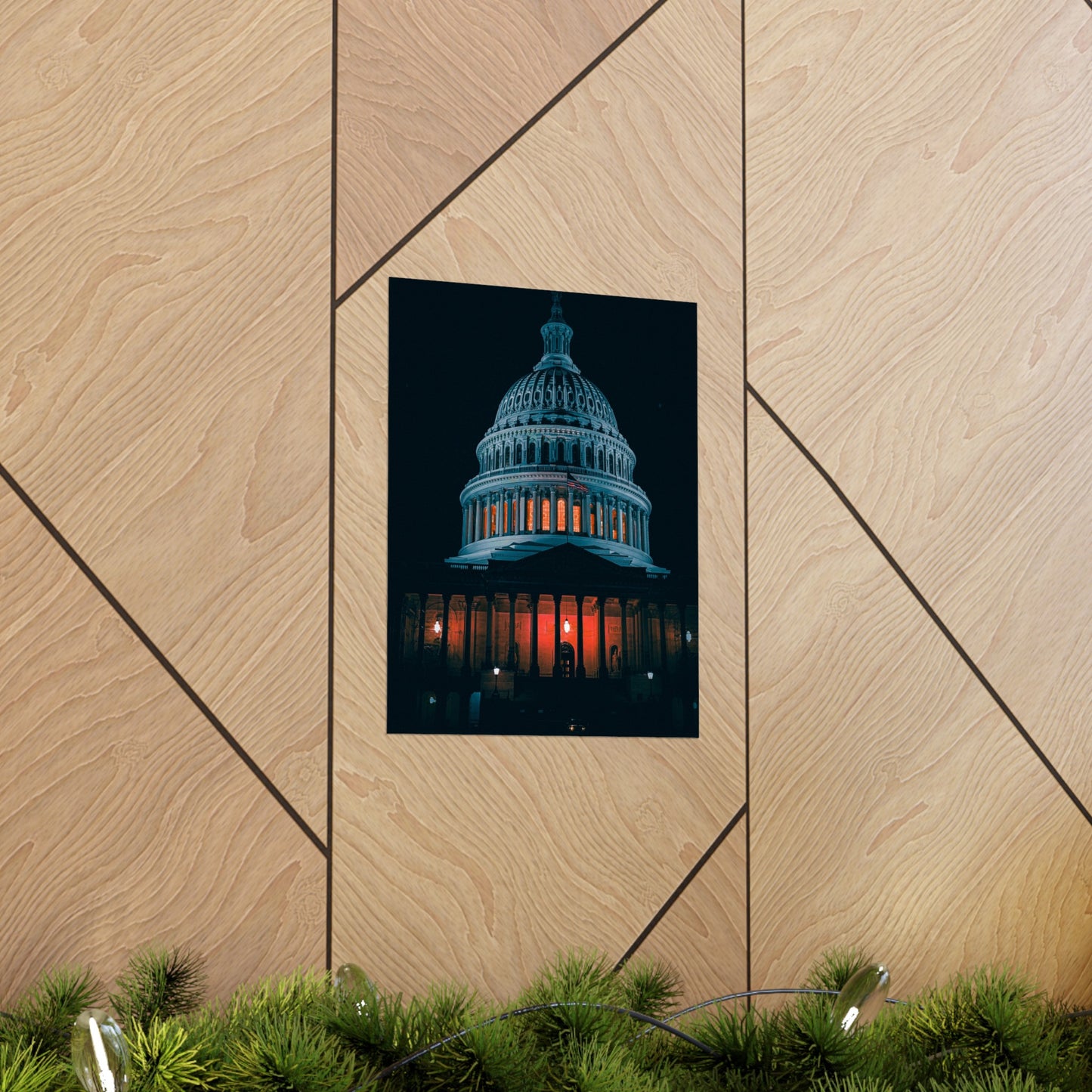 White House Matte Vertical Poster