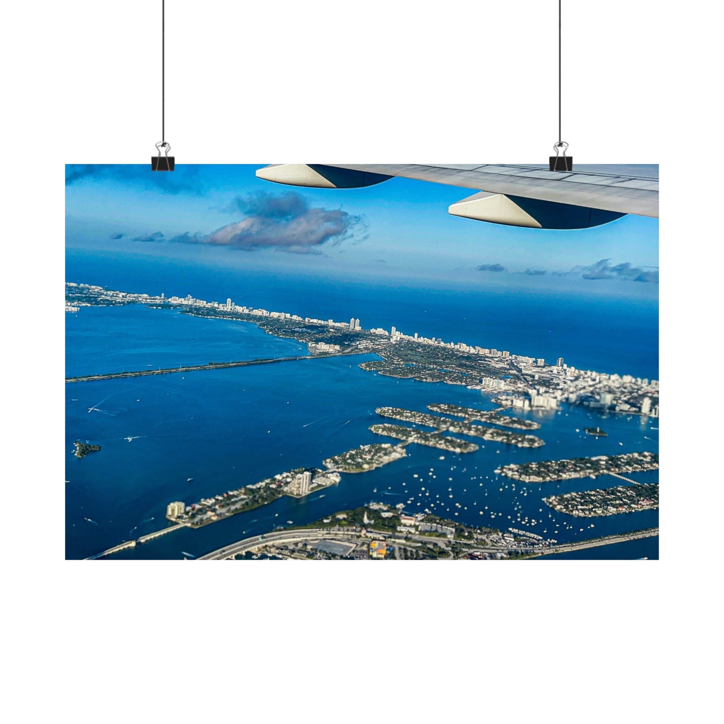 Airplane view | Traveling | Matte Horizontal Posters | Office decor