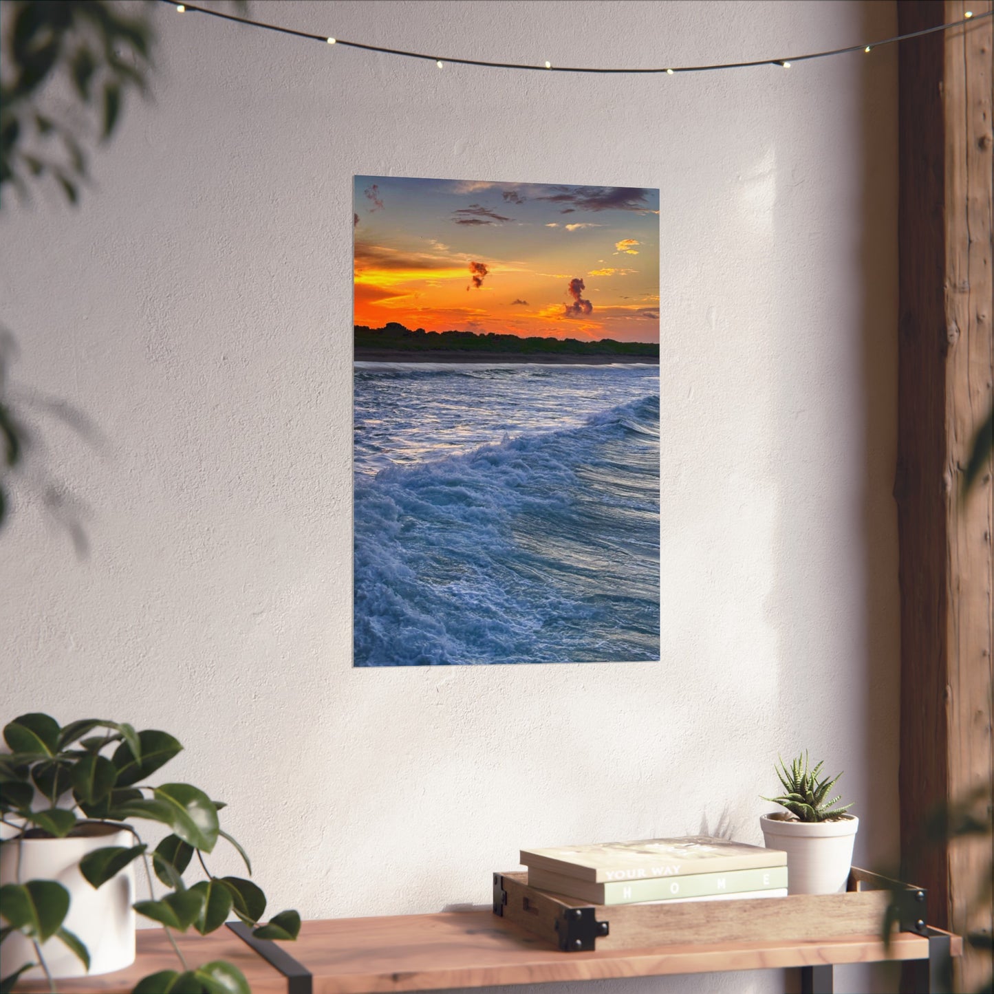 Miami Beach poster | Bring the Outdoors Inside with Stunning Landscape Prints | Vertical poster