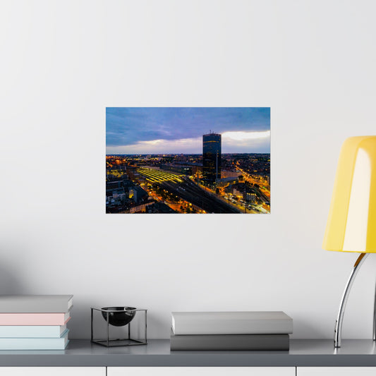 Buildings poster| Matte Horizontal Posters | Home decor| Personalized poster