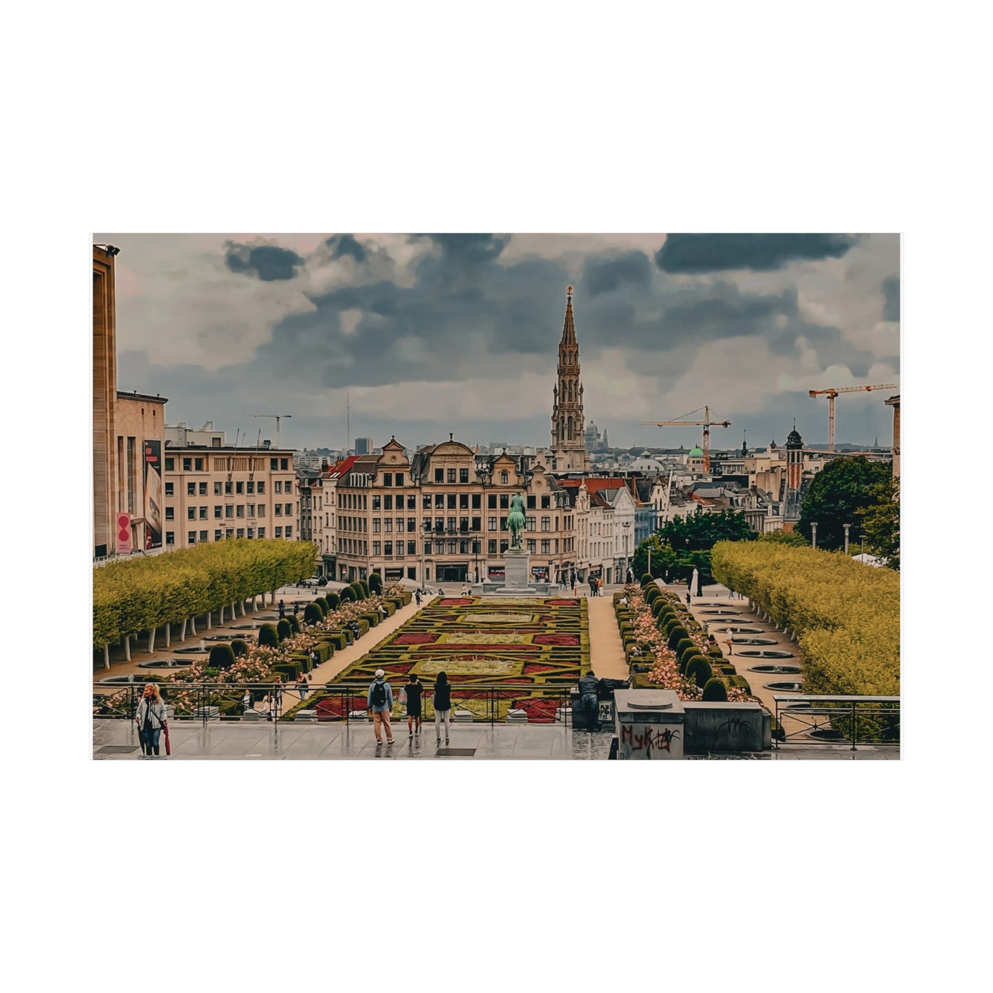 Brussels palace | Matte Horizontal Posters