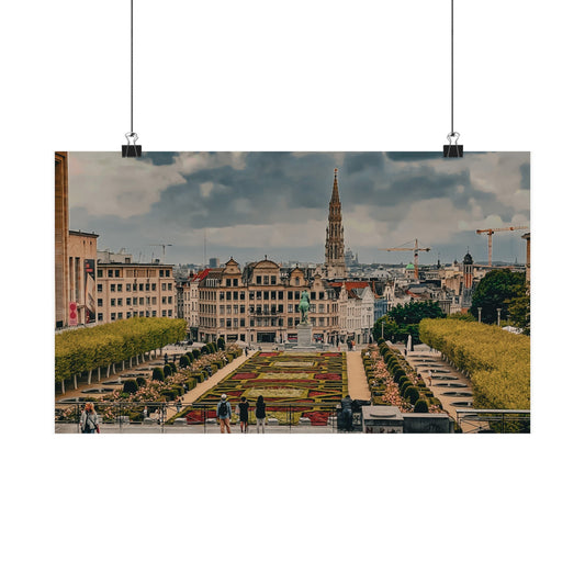 Brussels palace | Matte Horizontal Posters