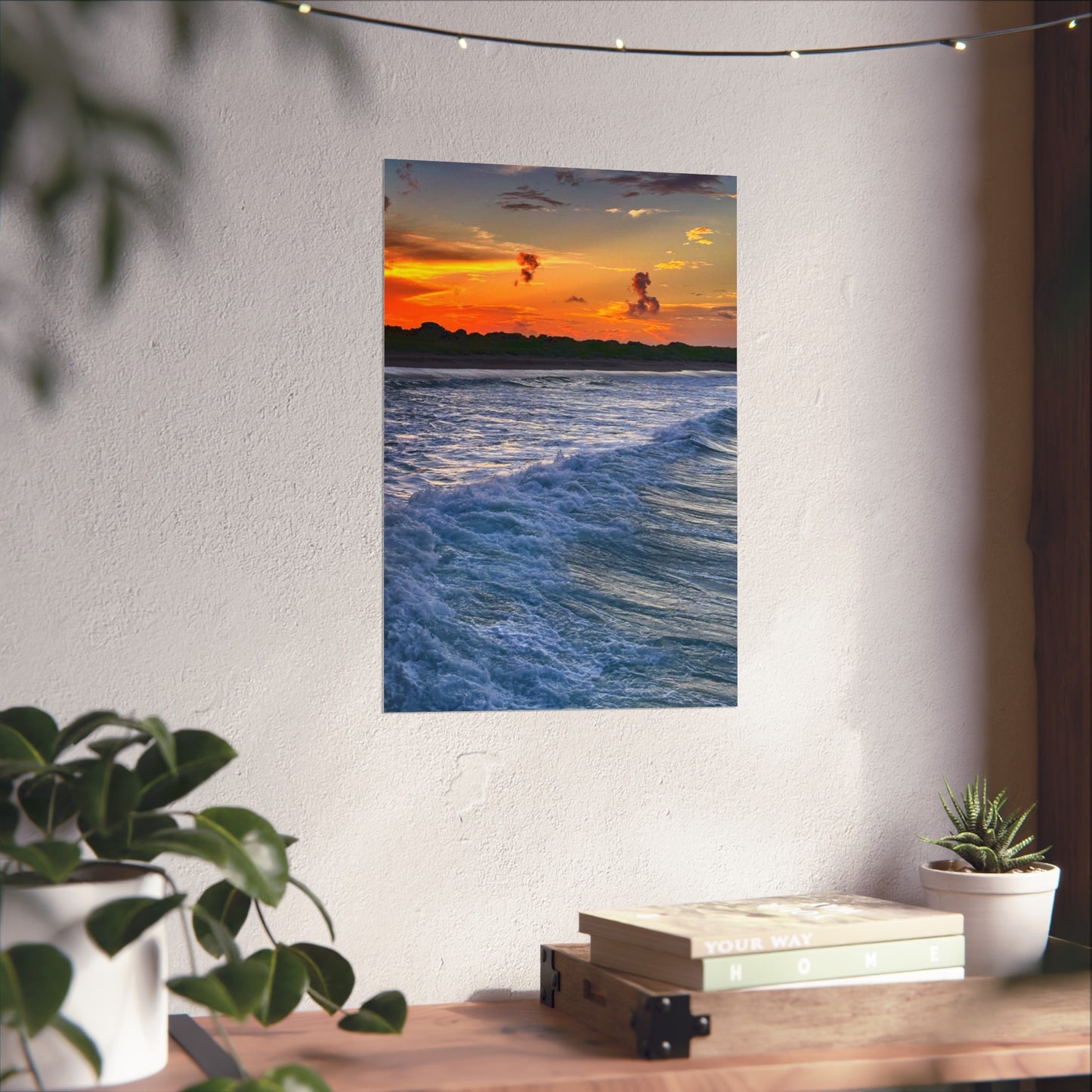 Miami Beach poster | Bring the Outdoors Inside with Stunning Landscape Prints | Vertical poster