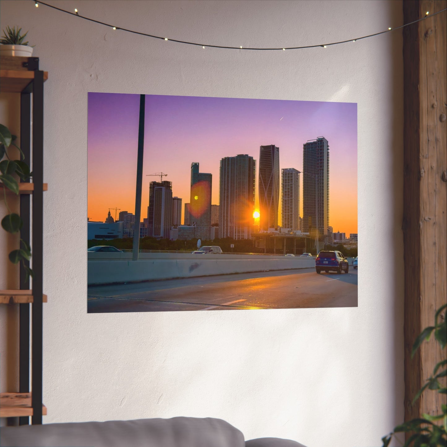 Miami poster| Buildings| Horizontal Posters| personalized posters