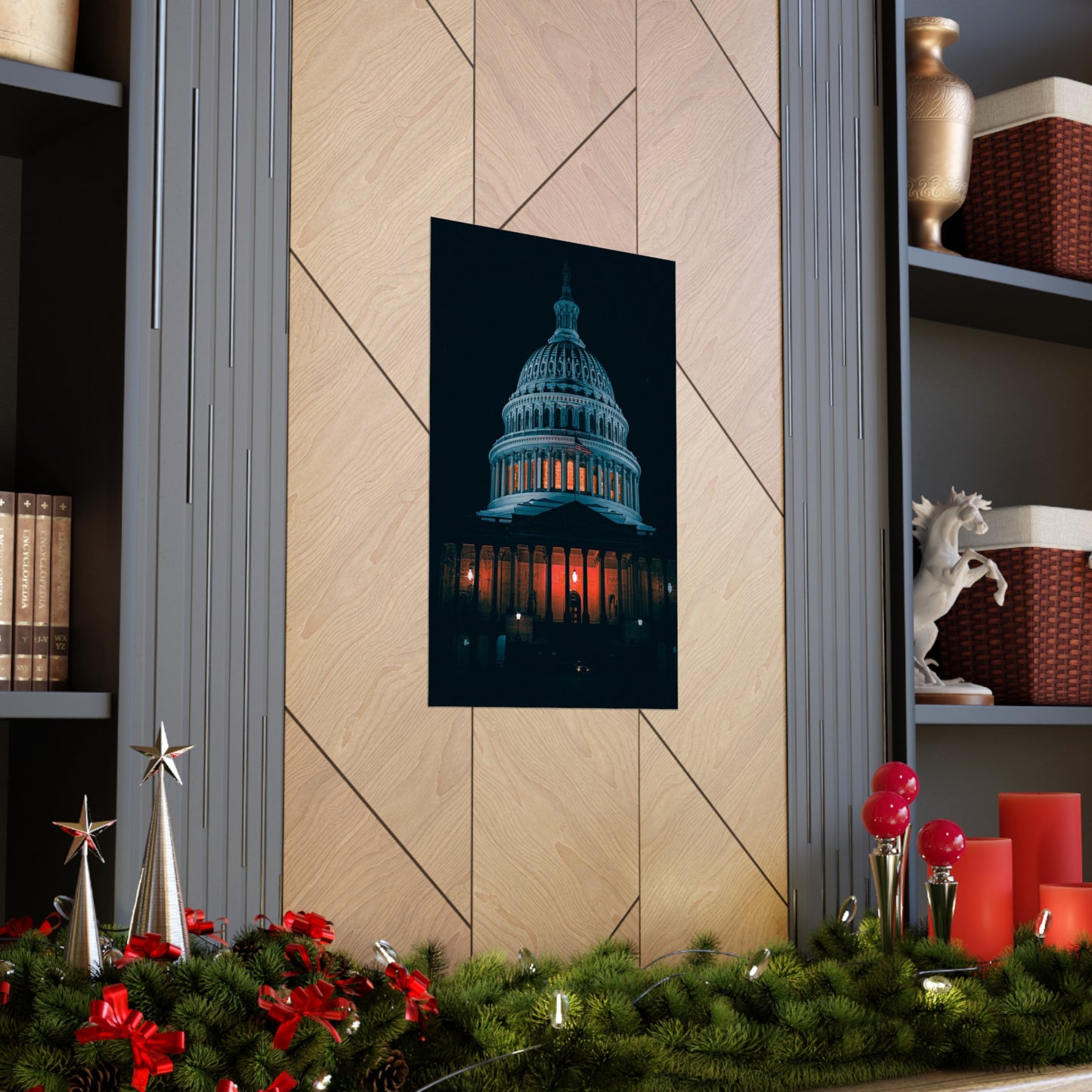 White House Matte Vertical Poster