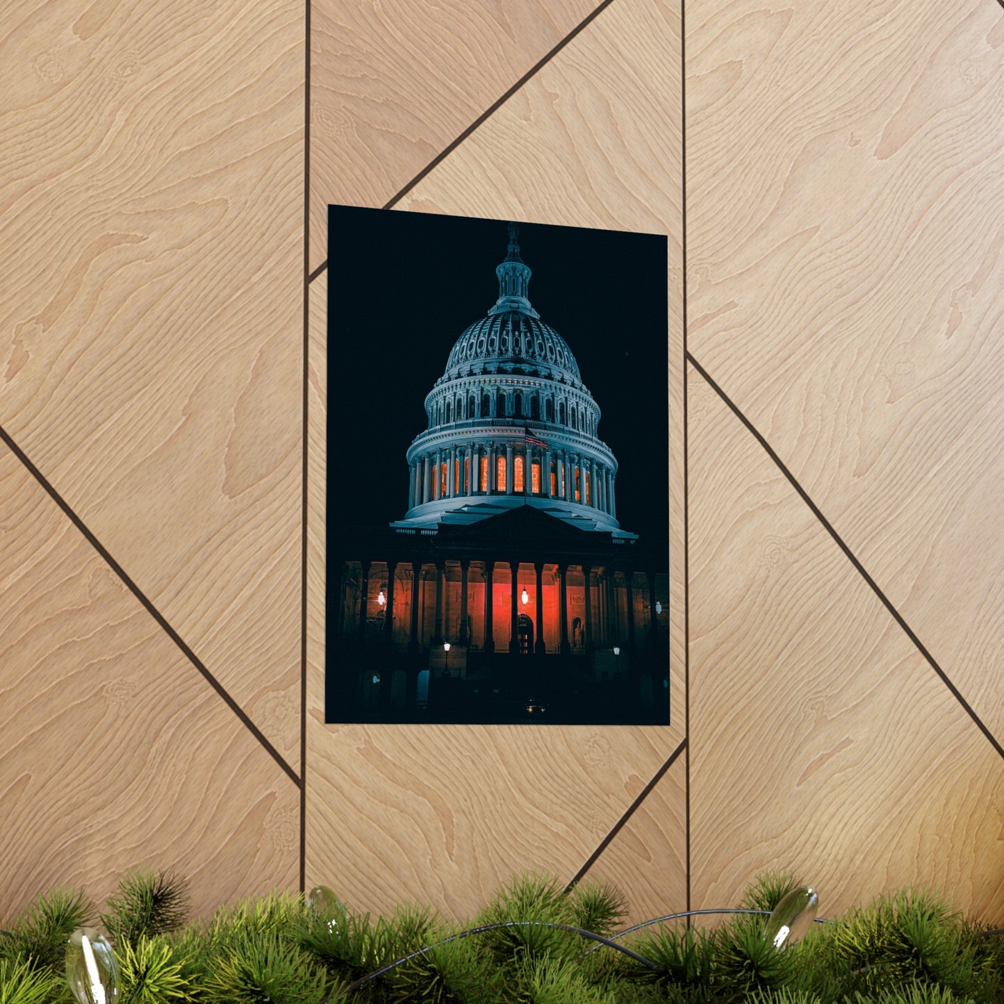 White House Matte Vertical Poster