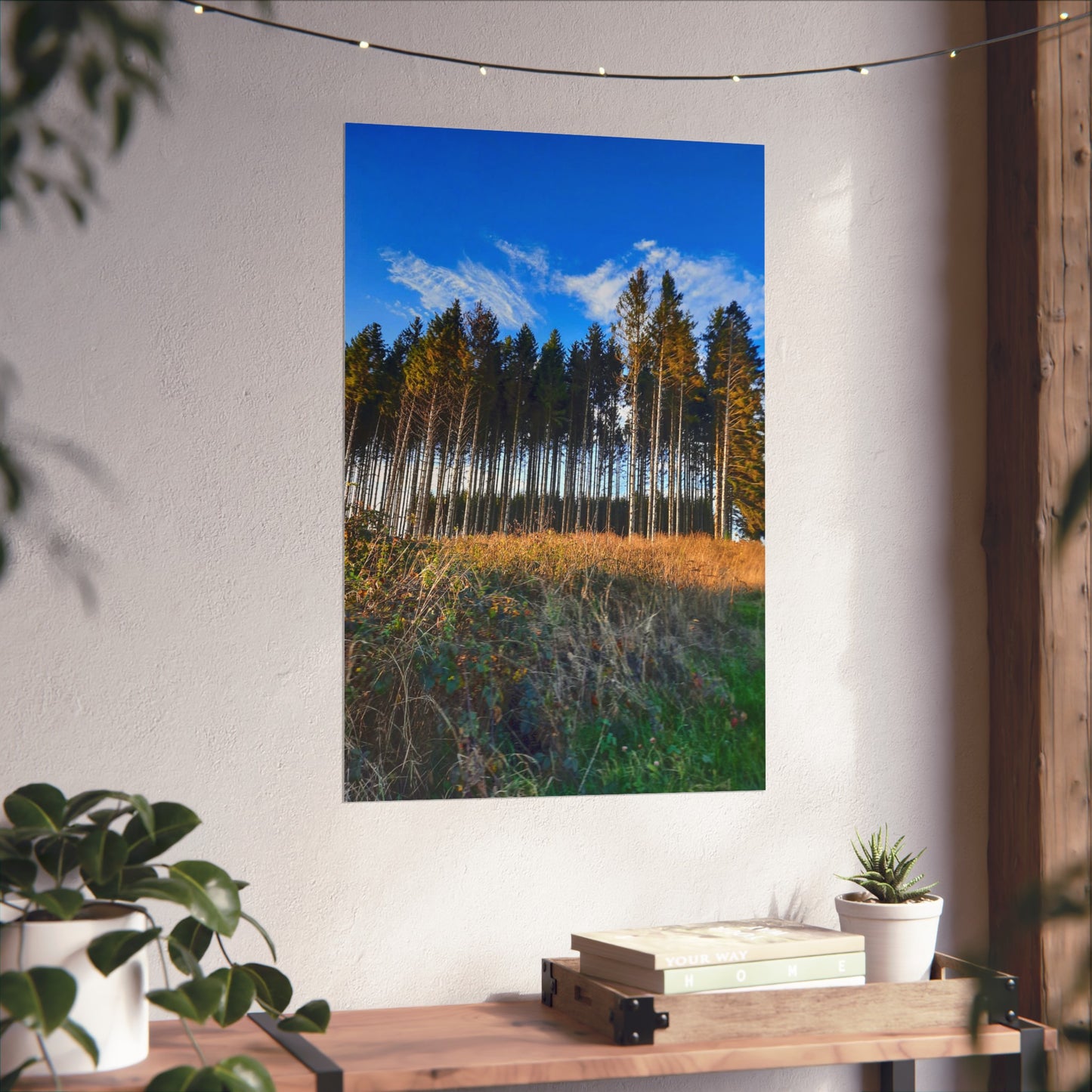 Belgium Forest Matte Vertical Posters