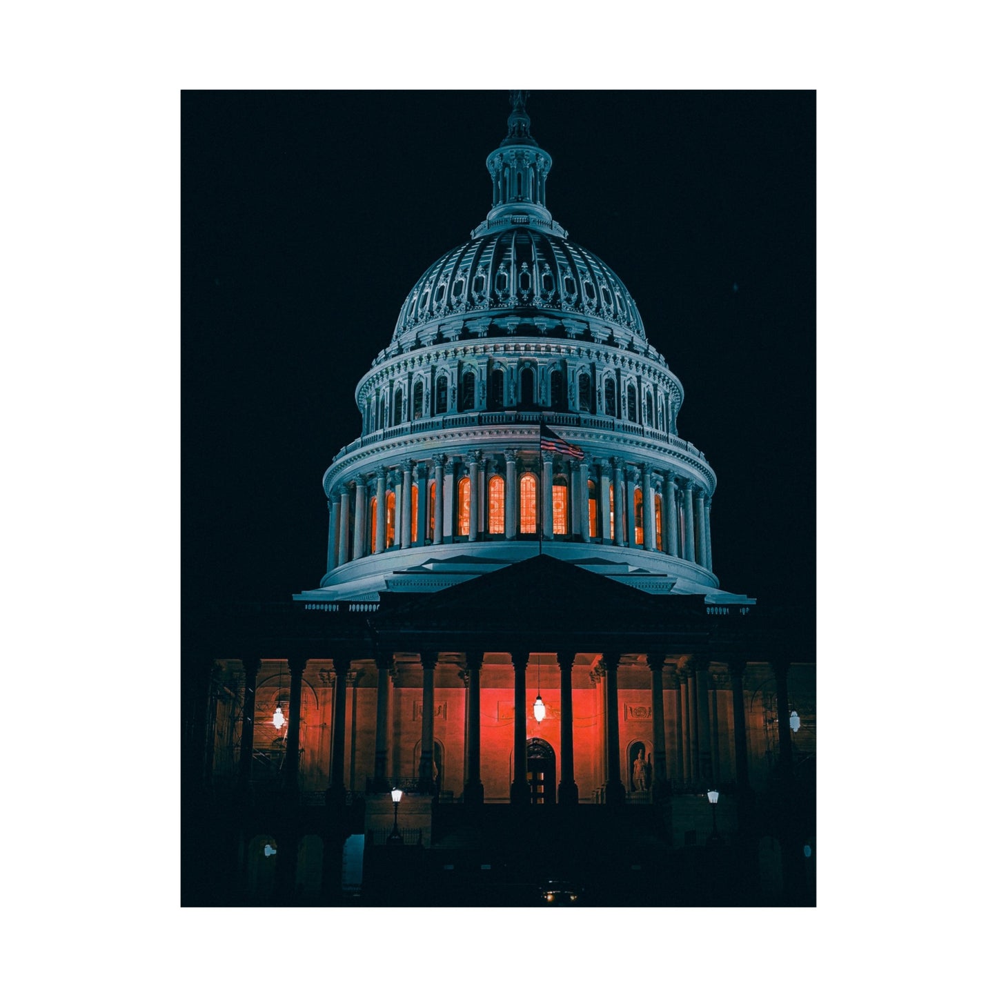 White House Matte Vertical Poster