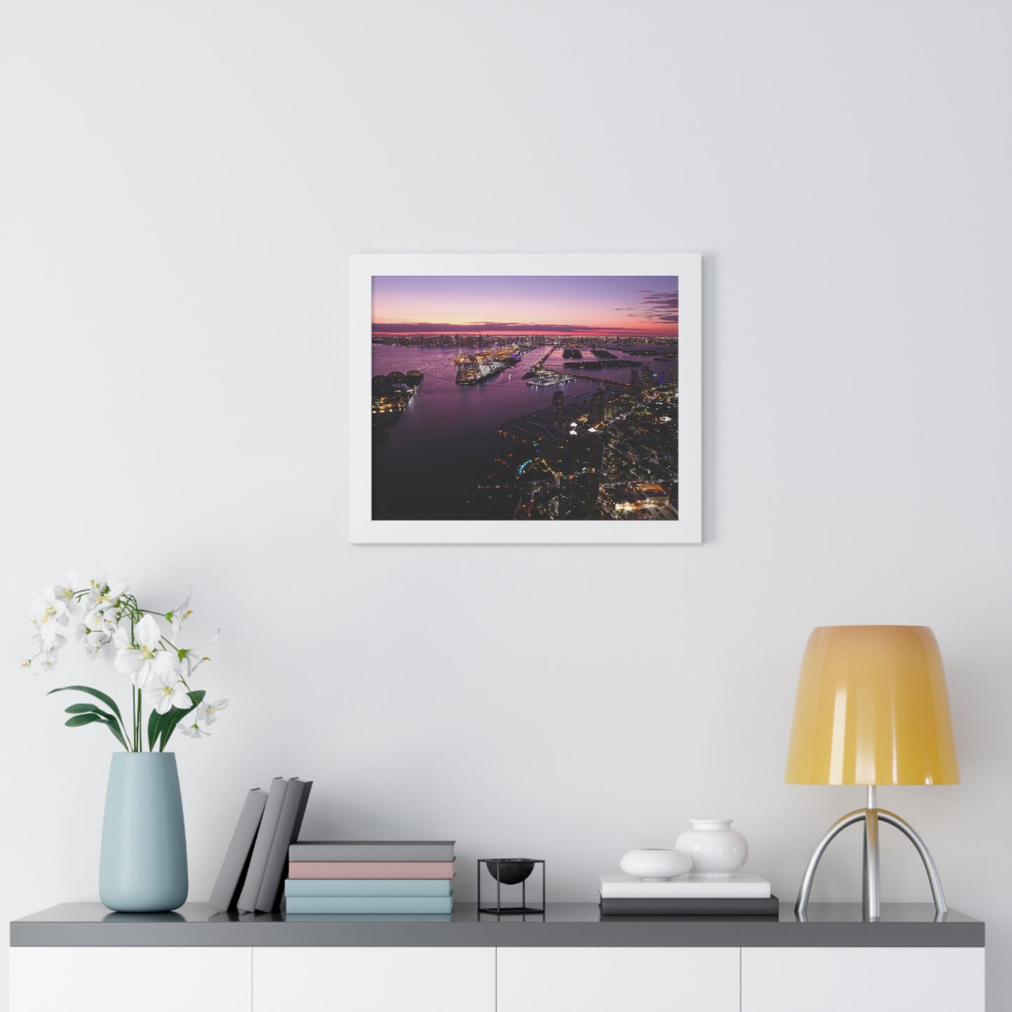 Buildings Framed Horizontal Poster