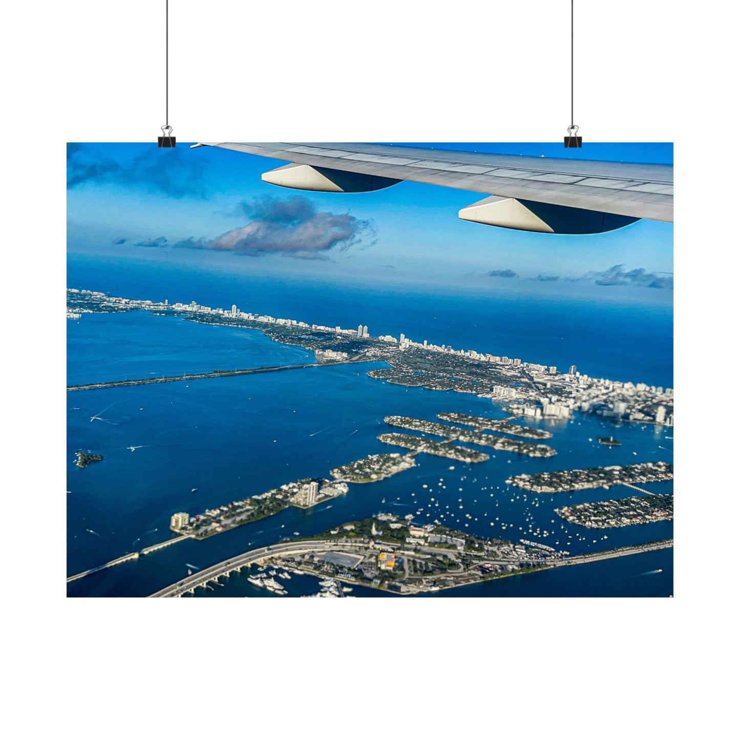 Airplane view | Traveling | Matte Horizontal Posters | Office decor