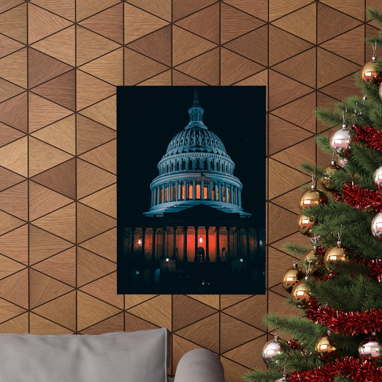 White House Matte Vertical Poster