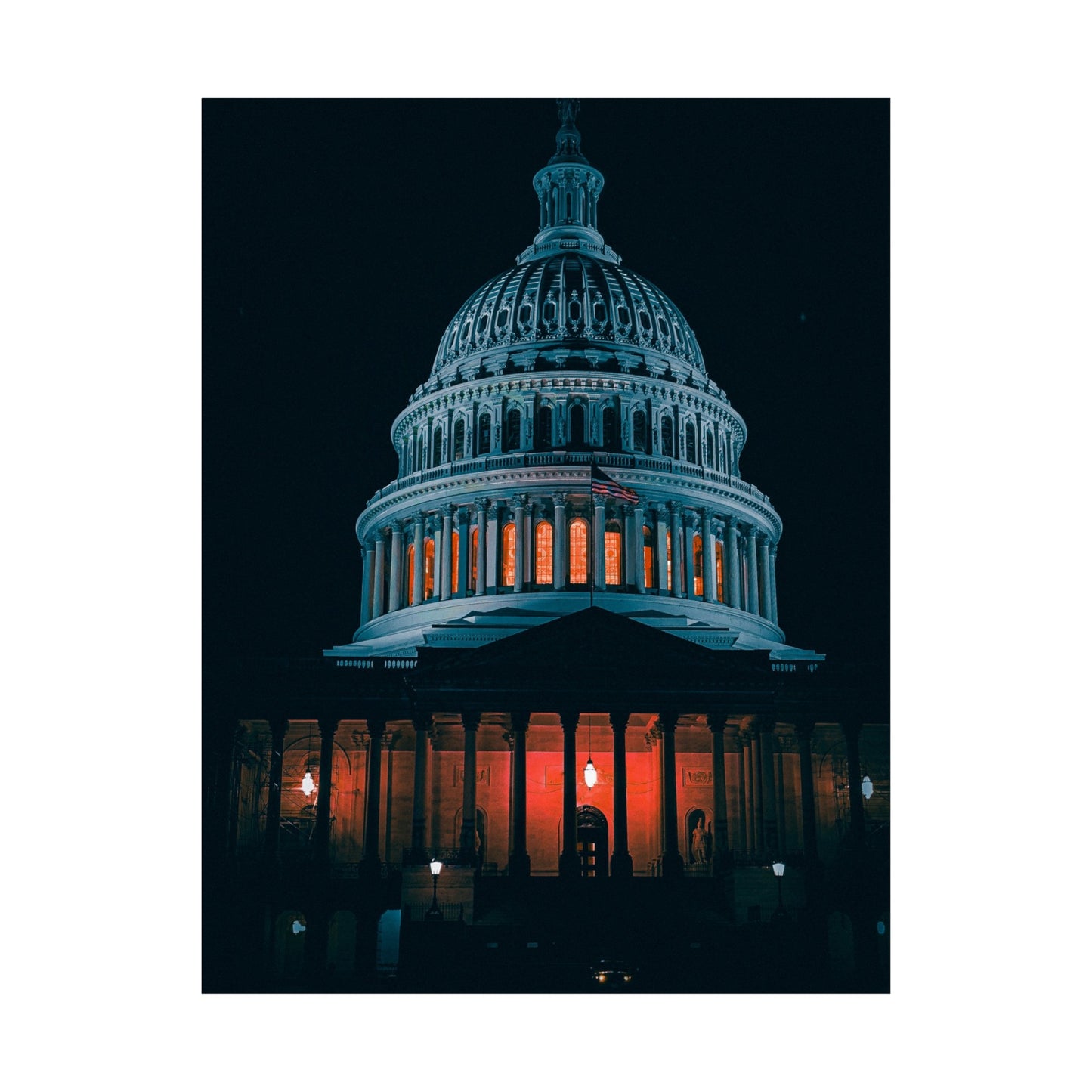 White House Matte Vertical Poster