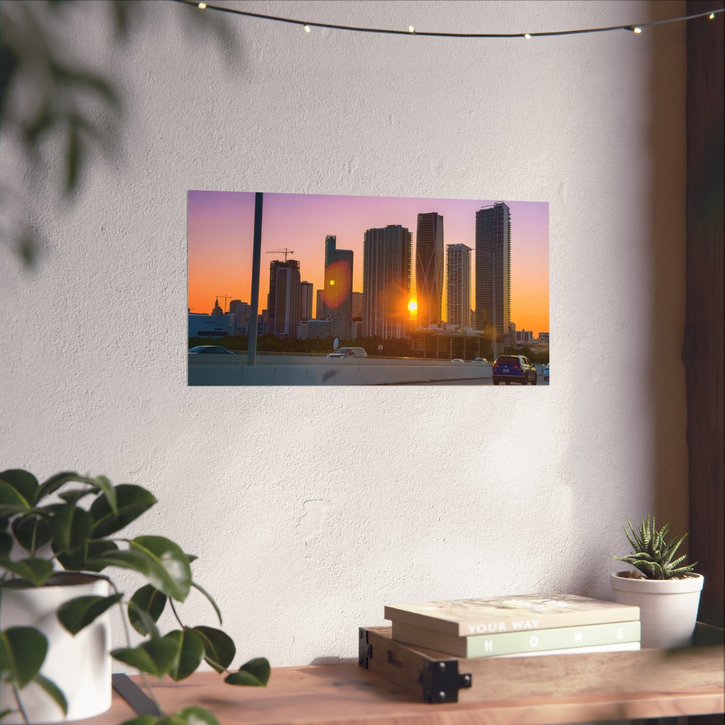 Miami poster| Buildings| Horizontal Posters| personalized posters