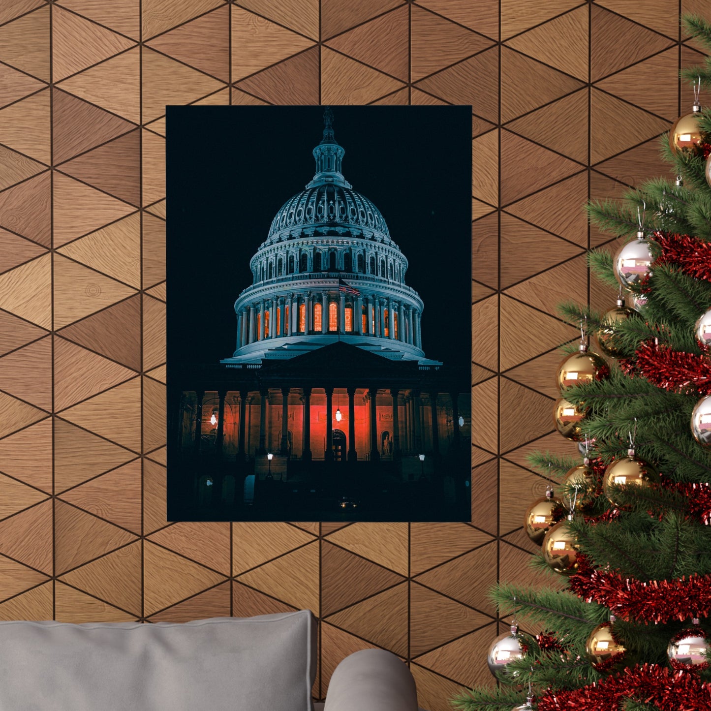 White House Matte Vertical Poster