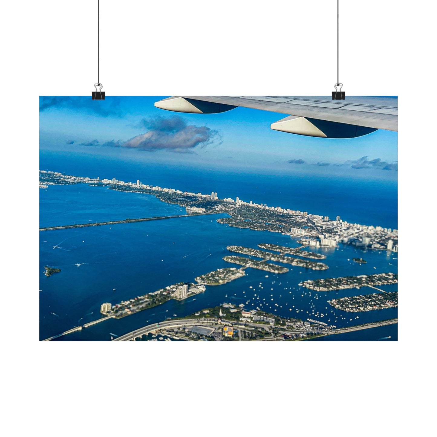 Airplane view | Traveling | Matte Horizontal Posters | Office decor