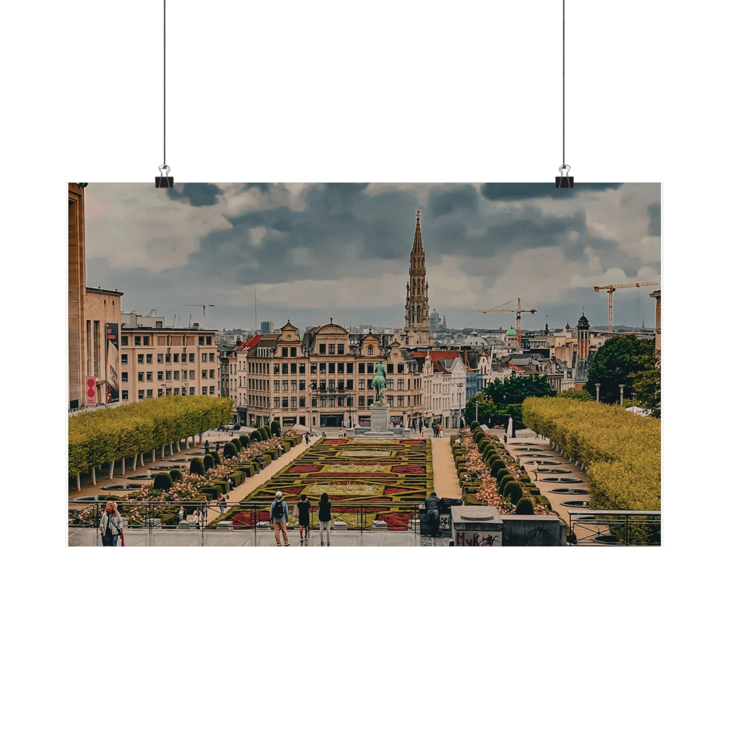 Brussels palace | Matte Horizontal Posters