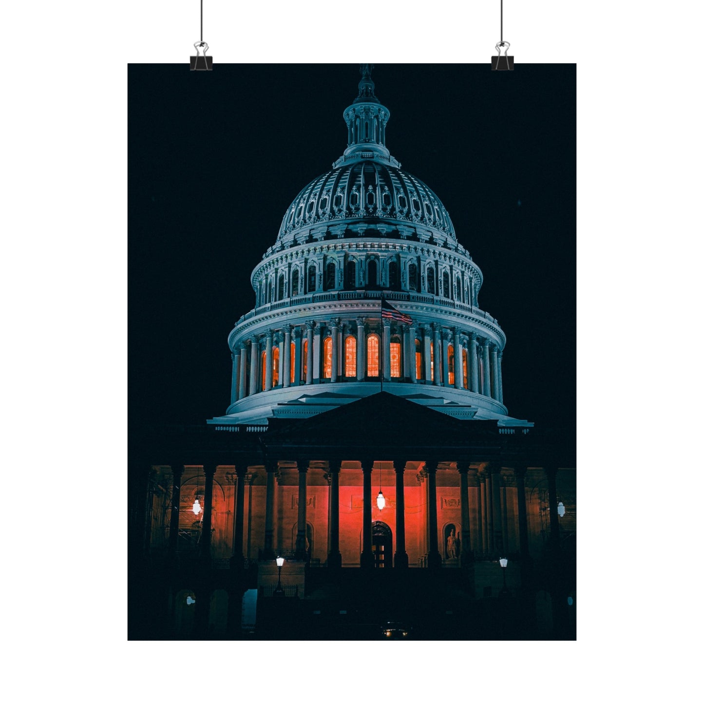 White House Matte Vertical Poster