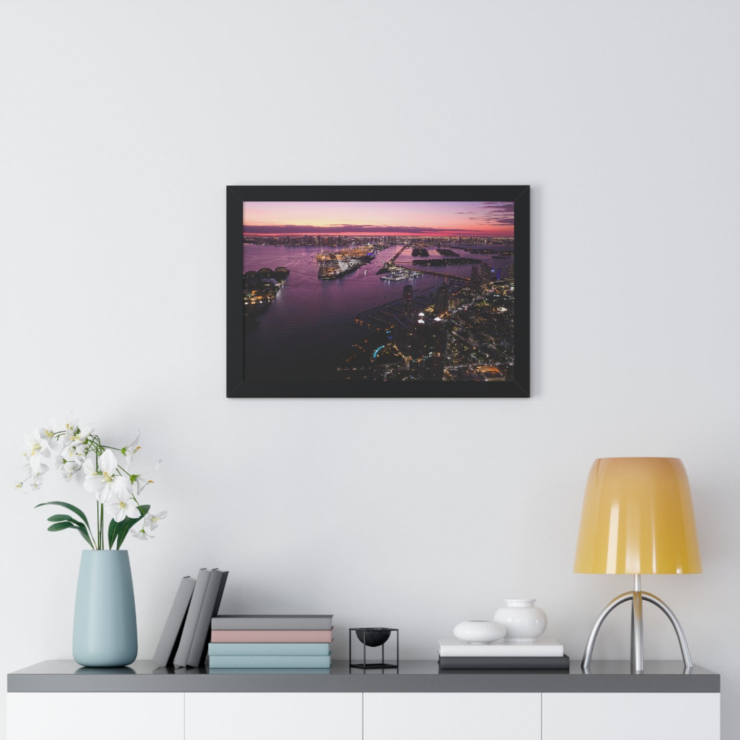 Buildings Framed Horizontal Poster