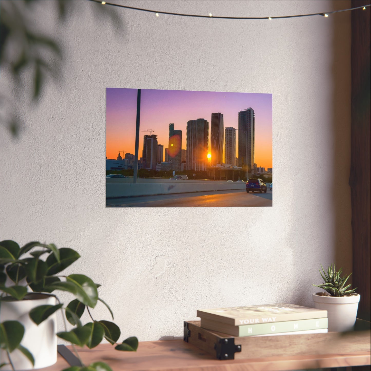 Miami poster| Buildings| Horizontal Posters| personalized posters