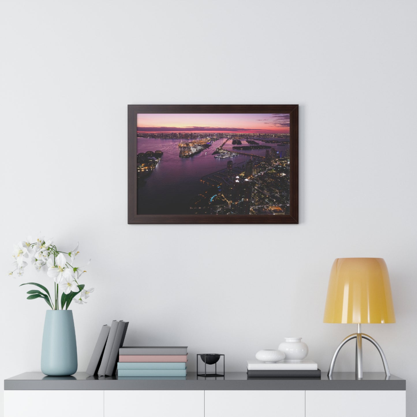 Buildings Framed Horizontal Poster