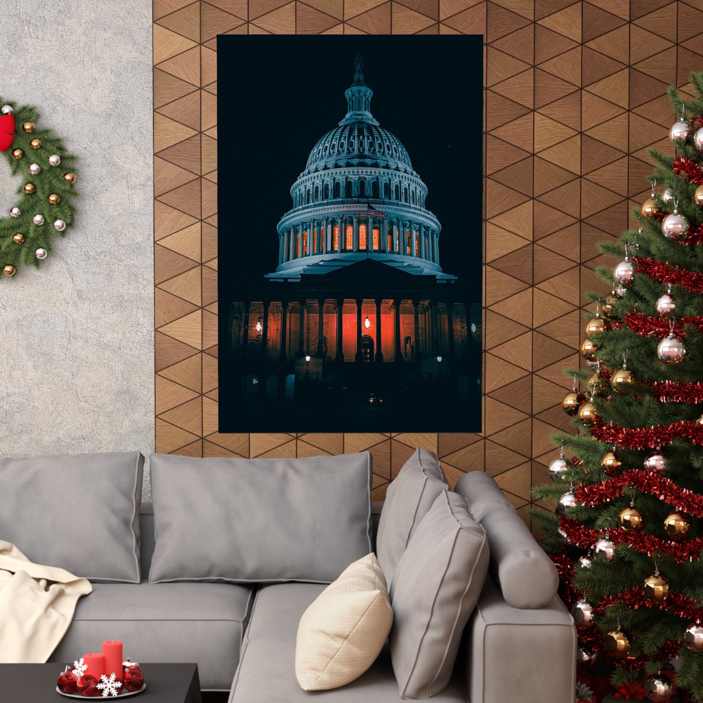 White House Matte Vertical Poster