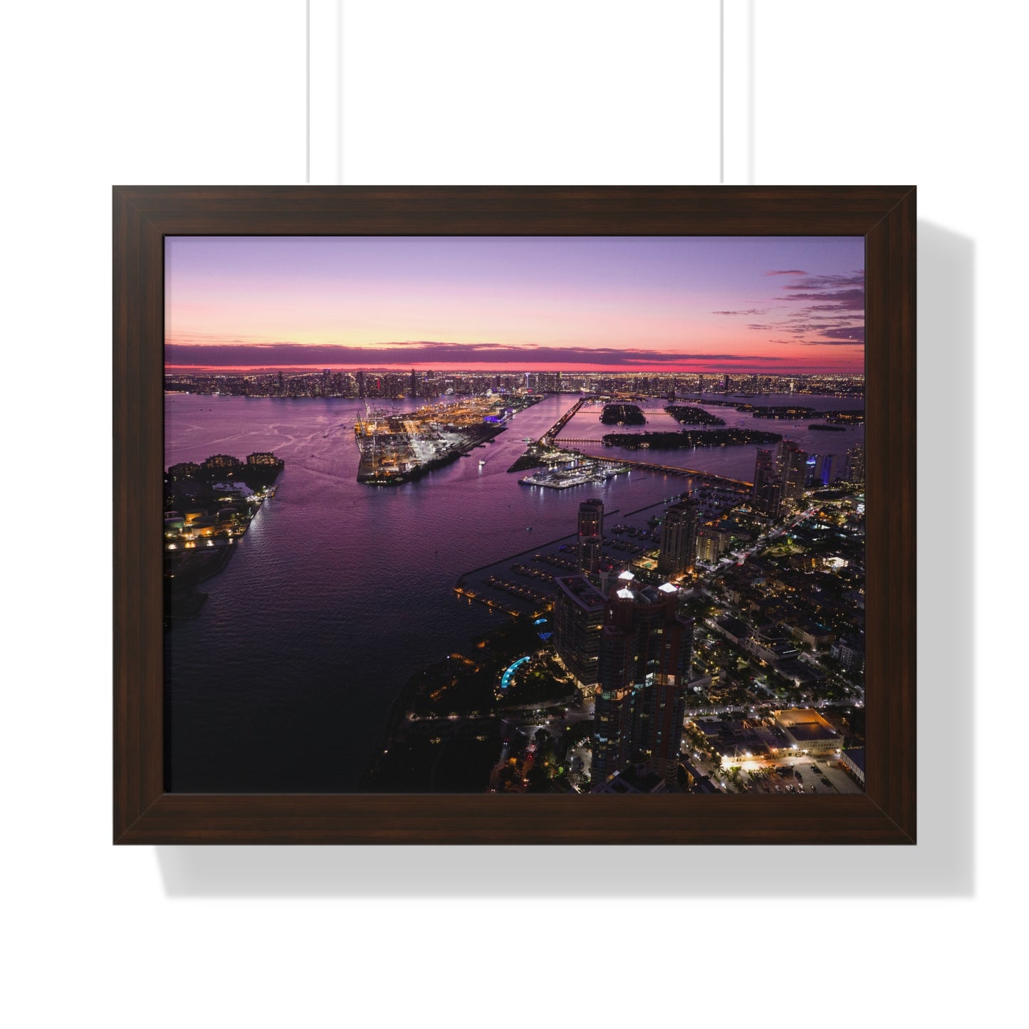 Buildings Framed Horizontal Poster